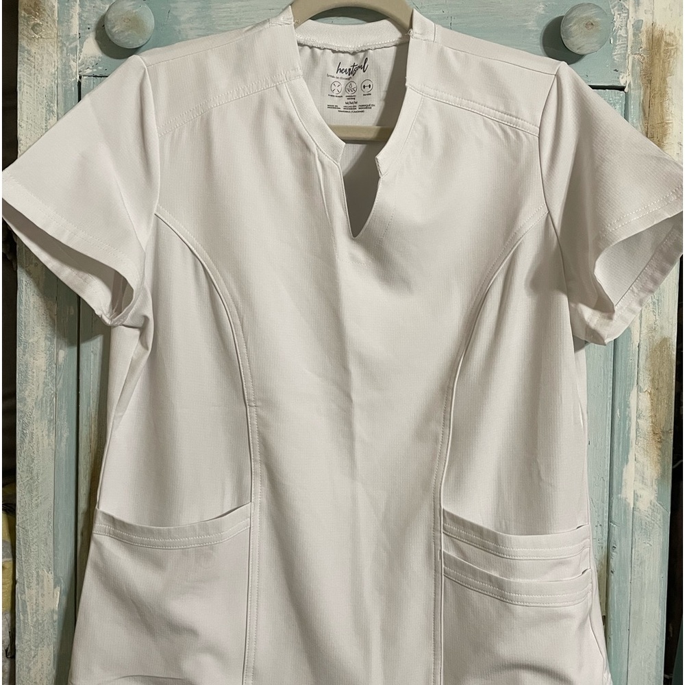 Heart soul scrub top size medium